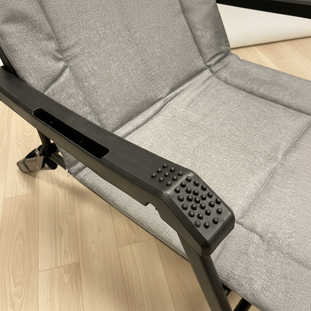 Handle Design Of  an Adjustable Folding Camping Chair Bed.