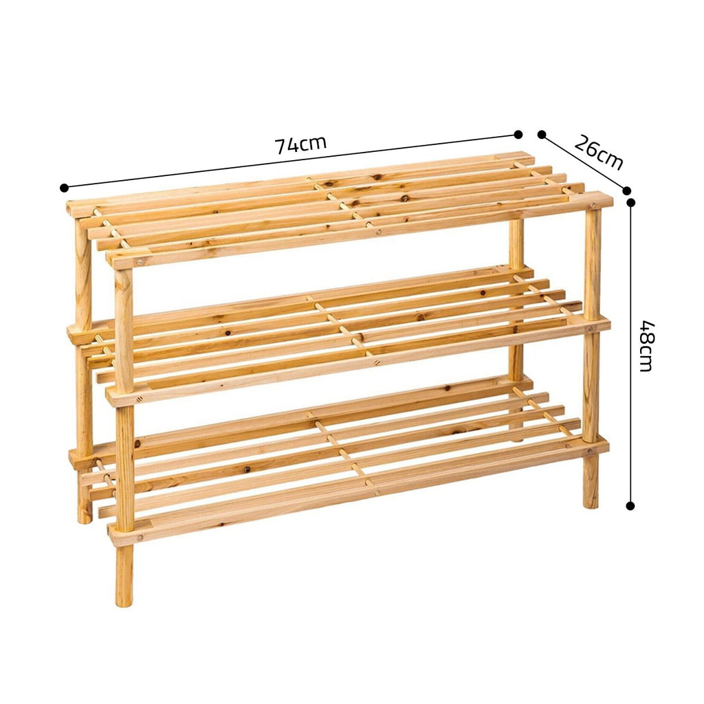 3 Tier Wooden Shoe Rack, Shoe Organizer Shelf 3 Tier Wooden Shoe Rack, Shoe Organizer Shelf
