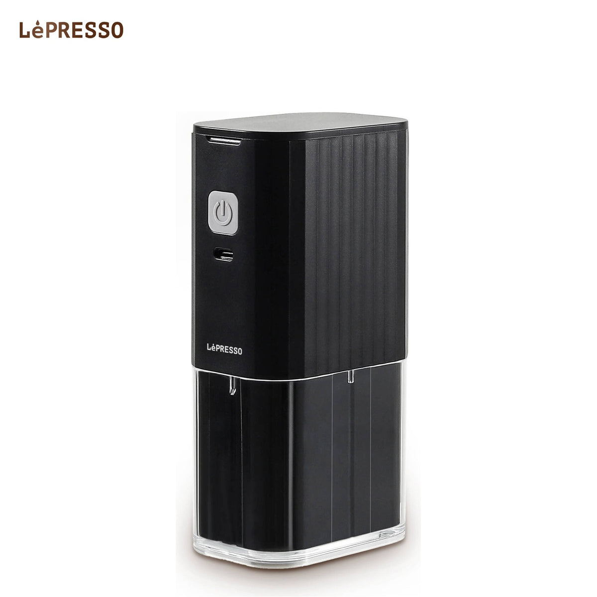 Black Lepresso JetGrind Rechargeable Coffee Grinder