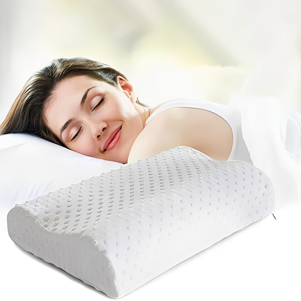 Memory Foam Pillow, Orthopedic Neck Support Sleeping Pillow with Soft Breathable Cover Memory Foam Pillow, Orthopedic Neck Support Sleeping Pillow with Soft Breathable Cover
