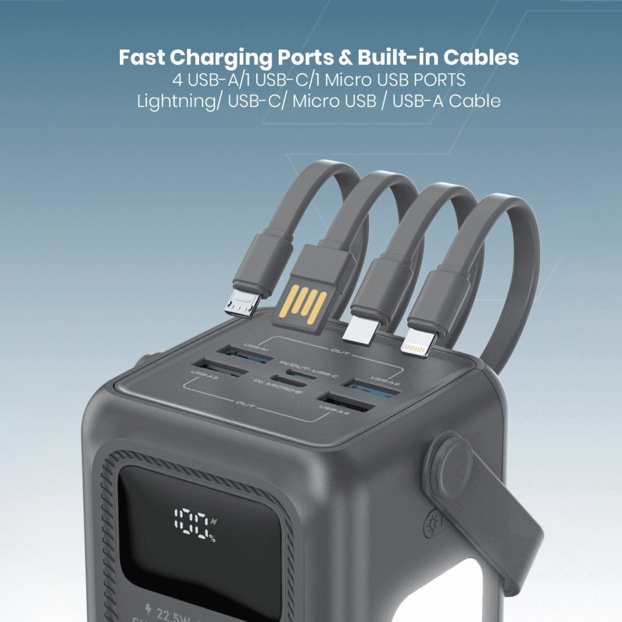 A Moxedo Lite 50,000mAh Mini Power Station.