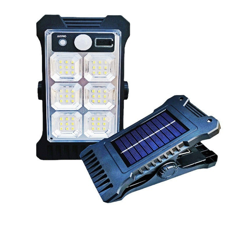 Outdoor solar clip lamp.