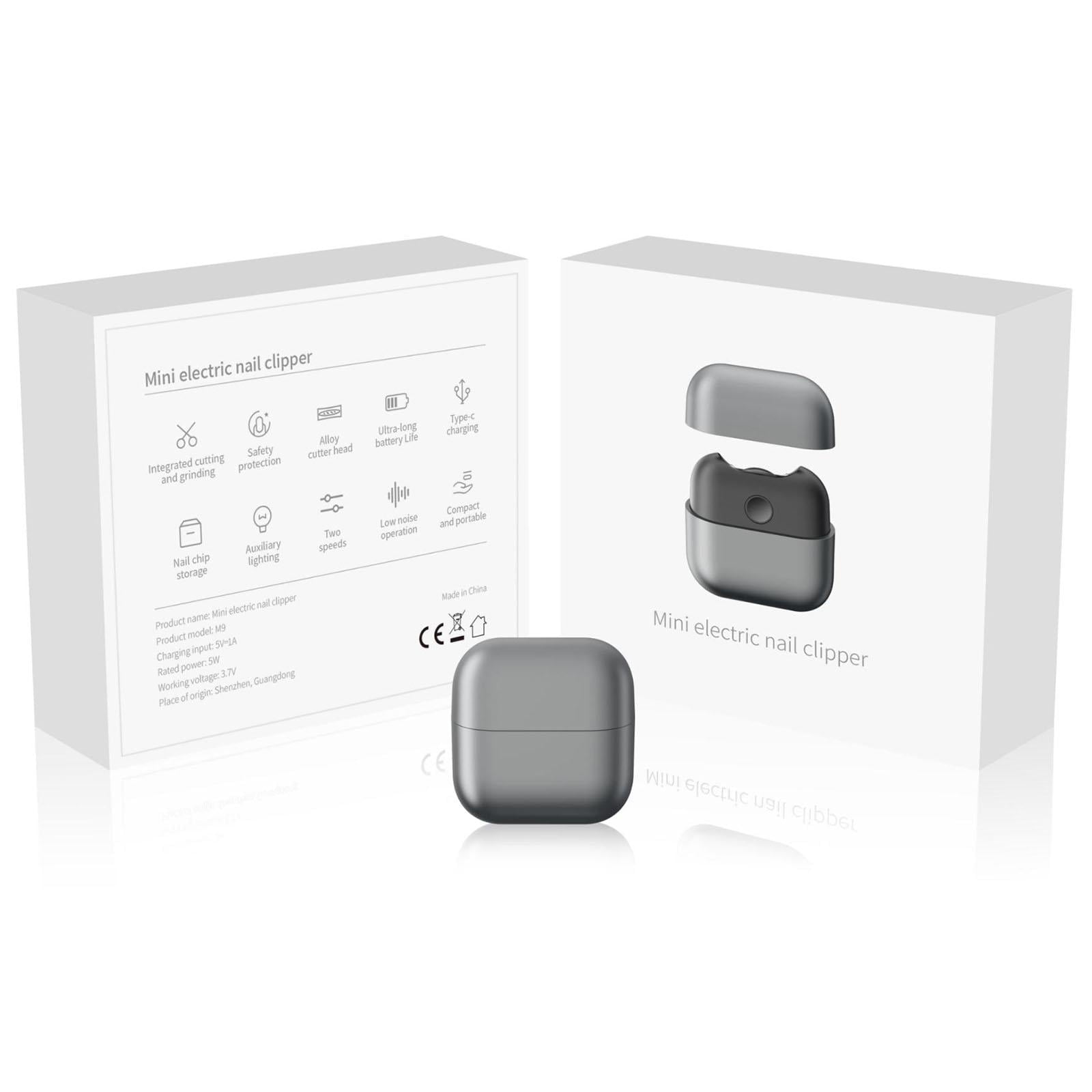 Package Of an Electric Polishing Nail Clipper.