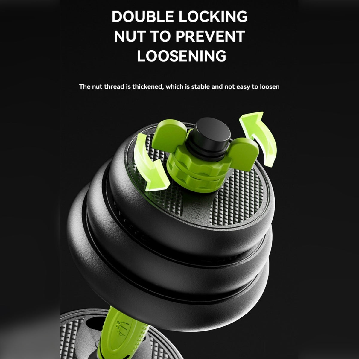 Parts Details Of 40Kg Adjustable Dumbbell Weight Set.