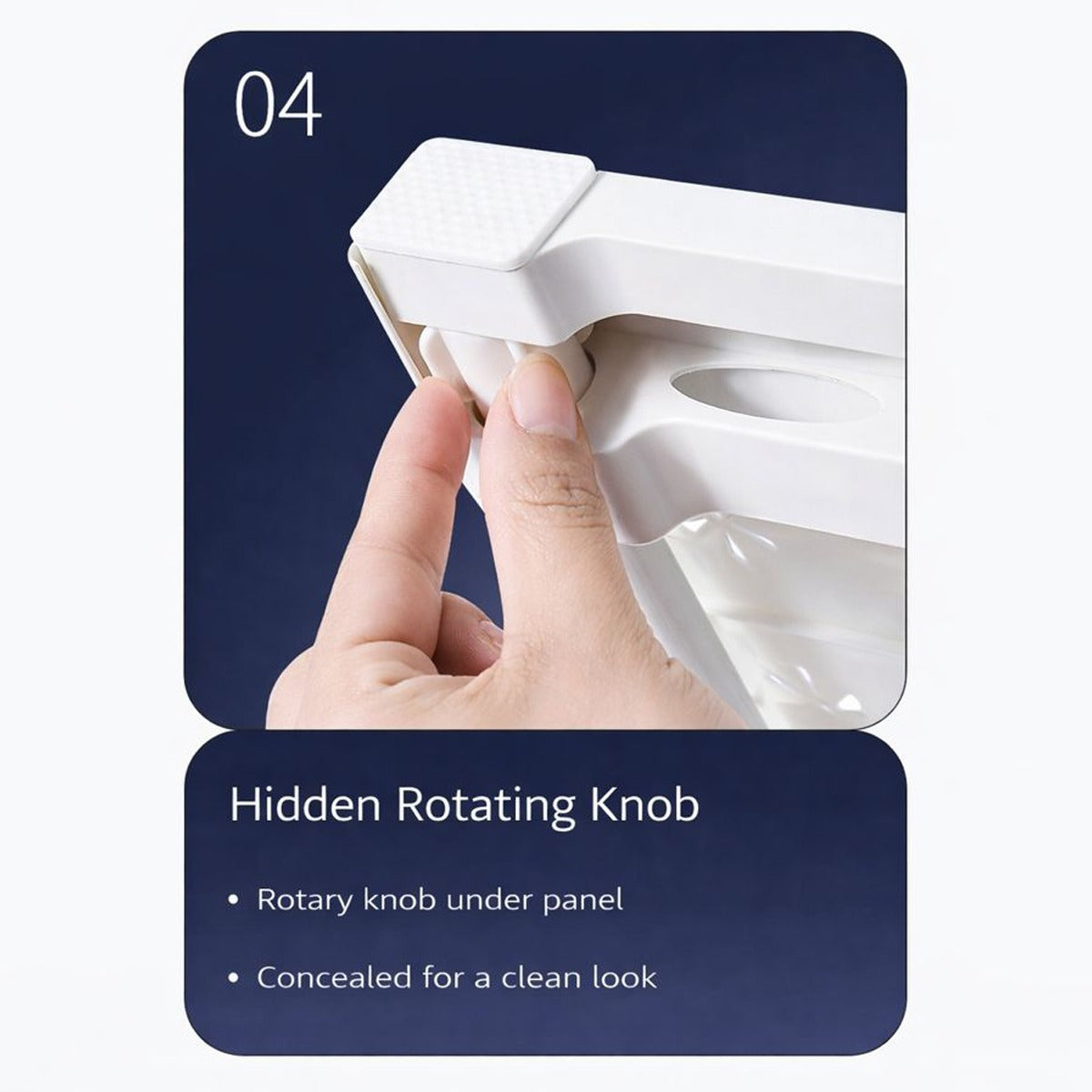 Parts Details of An Adjustable Cabinet Shelf Divider Organizer.
