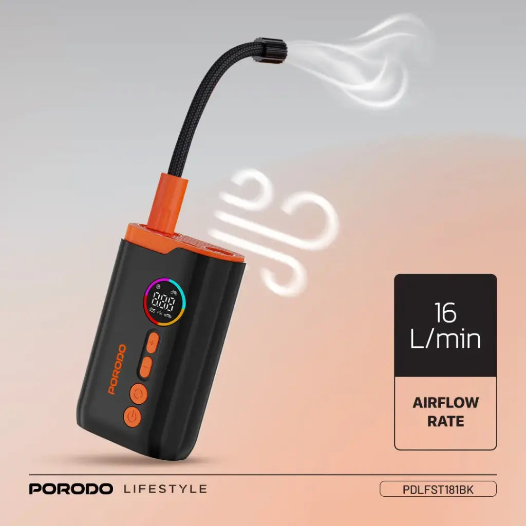 Porodo Lifestyle Electric Air Inflator.