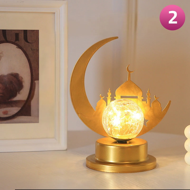 A Ramadan Moon LED Table Lamp.
