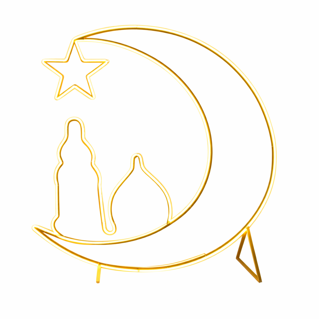 A Ramadan Moon & Star LED Light.