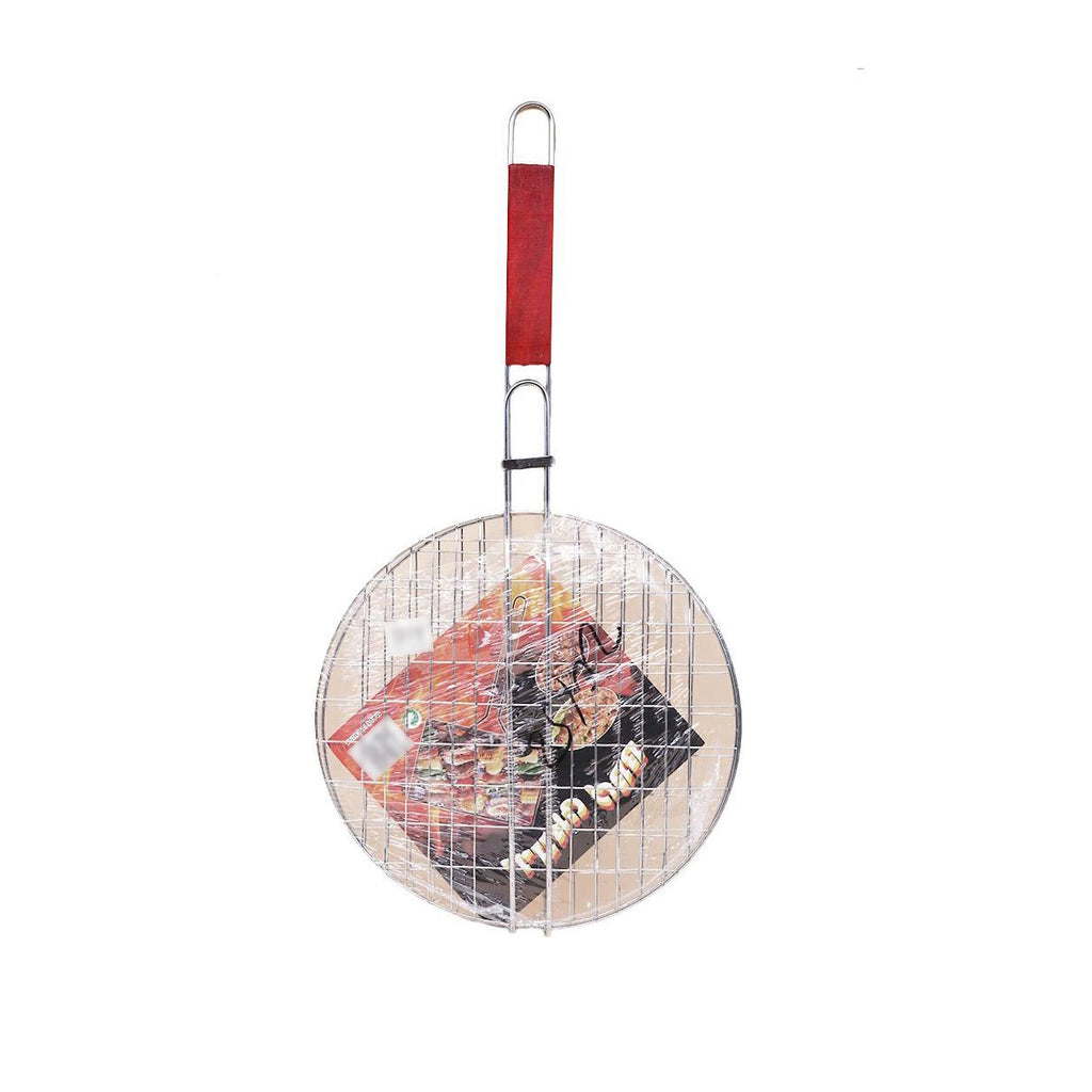 Round BBQ Barbeque Grill Net, Wire Mesh Grilling Rack for Fish, Meat & Vegetables Round BBQ Barbeque Grill Net, Wire Mesh Grilling Rack for Fish, Meat & Vegetables