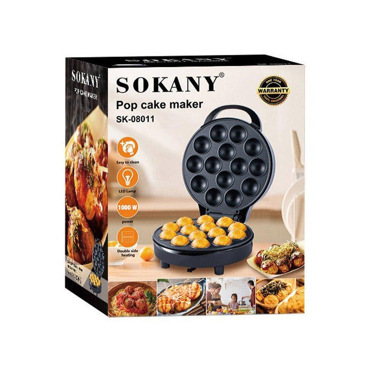 SOKANY Pop Cake Maker, 1000W Non-Stick Electric Cake Pop Machine - SK-08011 SOKANY Pop Cake Maker, 1000W Non-Stick Electric Cake Pop Machine - SK-08011