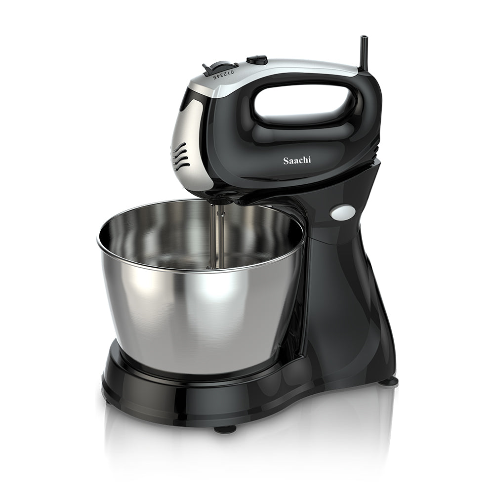 Rotating Hand Mixer Saachi Hand Mixer with 3L Rotating Bowl - NL-HM-4157CB