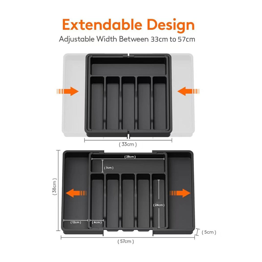 Size Details Of Kitchen Tableware Storage Box organizer.