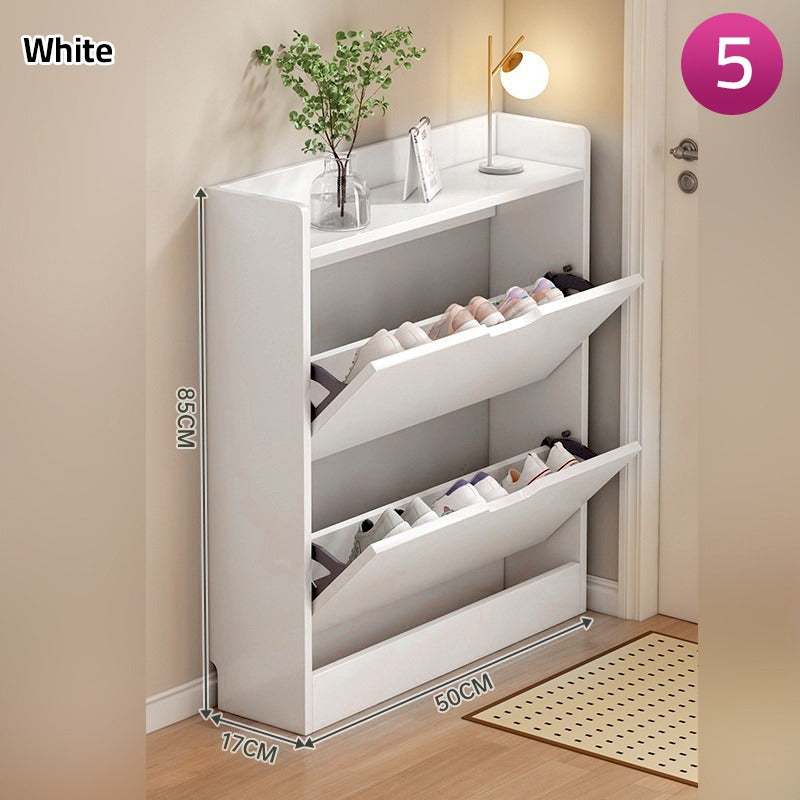 Size of Shoe Cabinet Shelf with Flip Drawers.