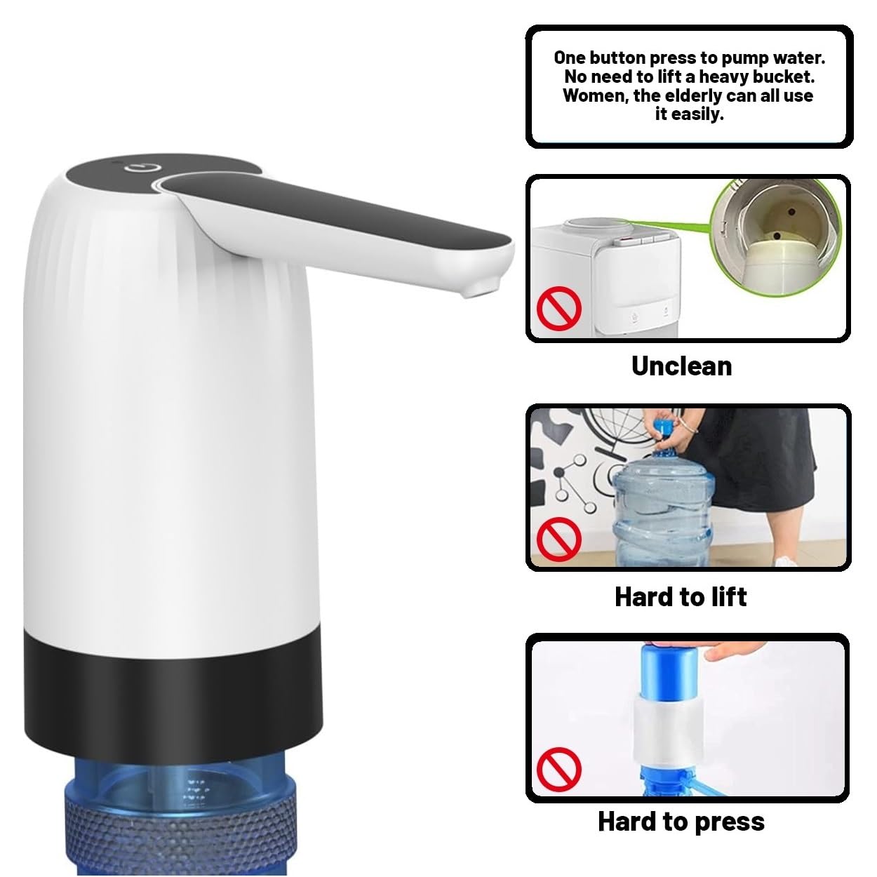 Rechargeable Electric Water Dispenser Pump.