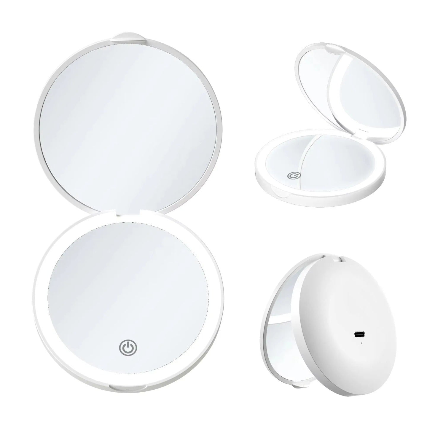 LED Compact Makeup Mirror.