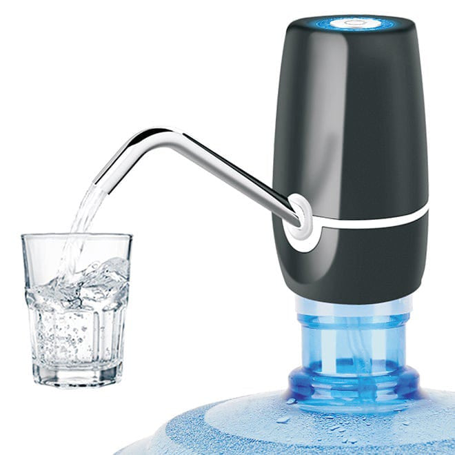 Water is Dispensing from Automatic Wireless Water Dispenser Pump 