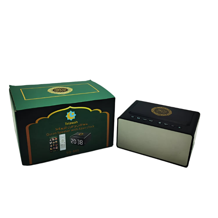 Package Of Quran Speaker with Azan Clock.