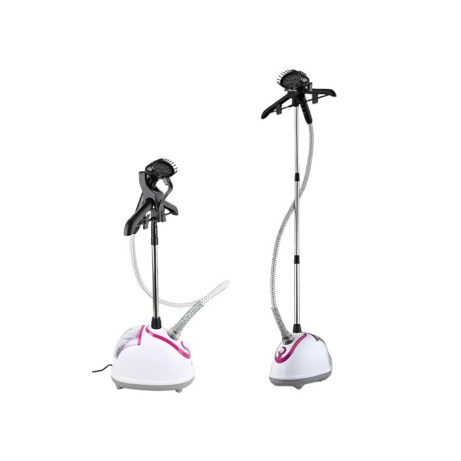 RAF Hanging Garment Steamer Showing Extended and Non Extended Heights.