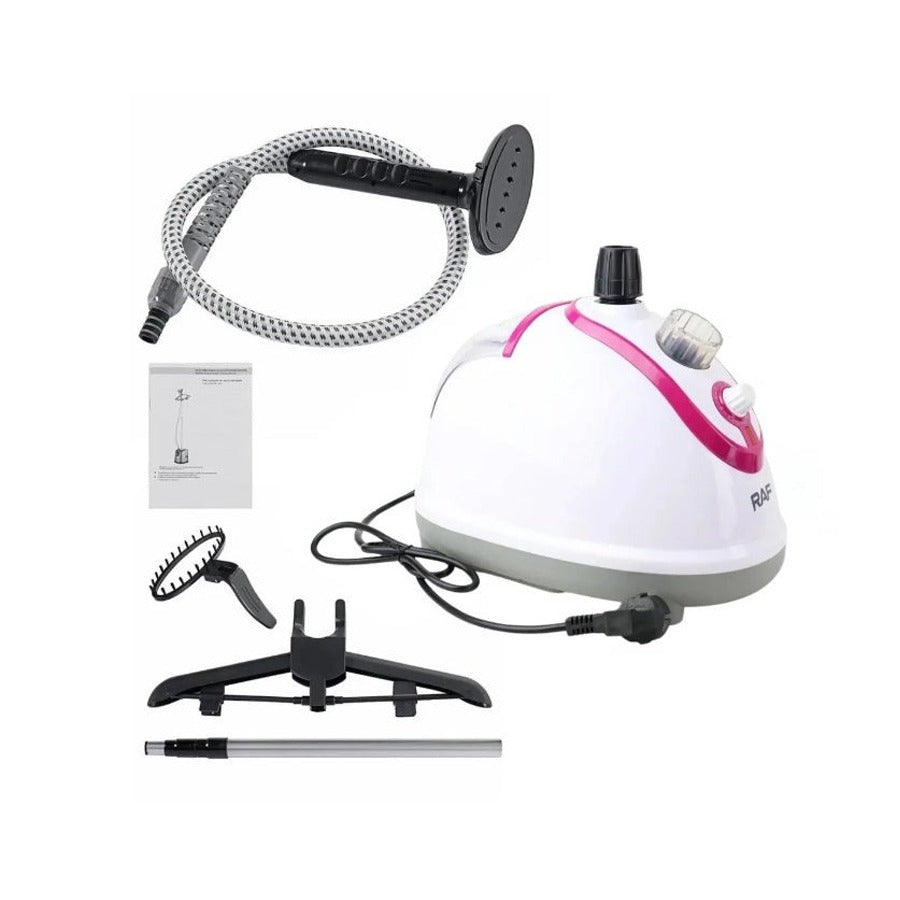 All the Accessories Comes with RAF Hanging Garment Steamer.