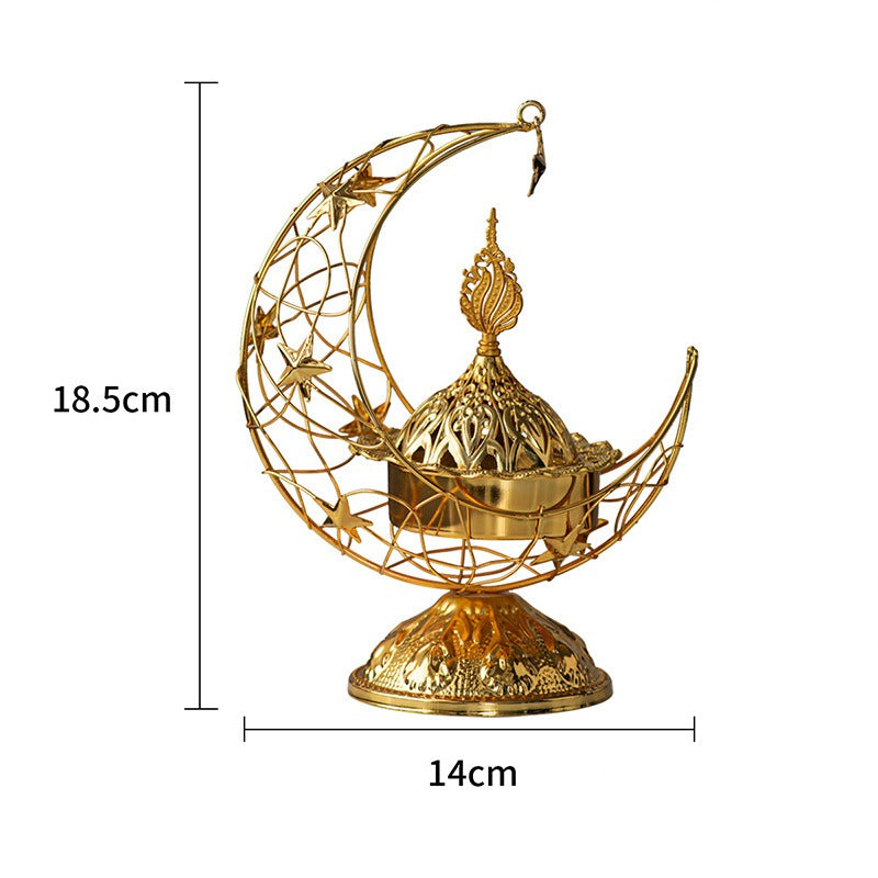 Size of Ramadan Crescent Bukhoor Burner.