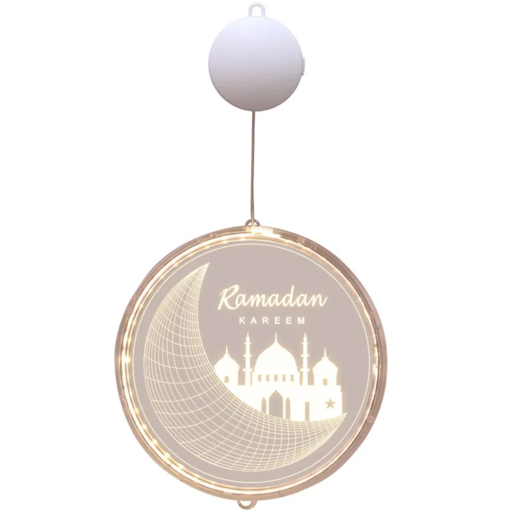 Ramadan 3D Decorative Hanging Light, Moon Star Window Lamp Decor LED Night Lights Ramadan 3D Decorative Hanging Light, Moon Star Window Lamp Decor LED Night Lights