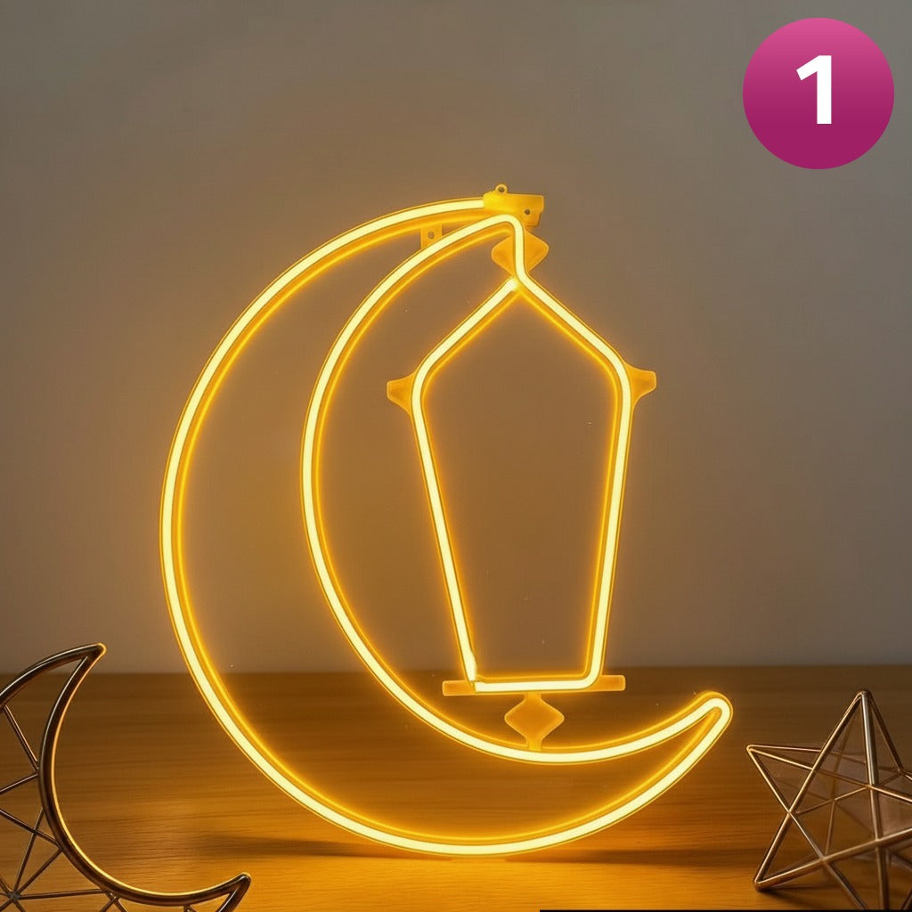 Ramadan LED Moon & Star Light.