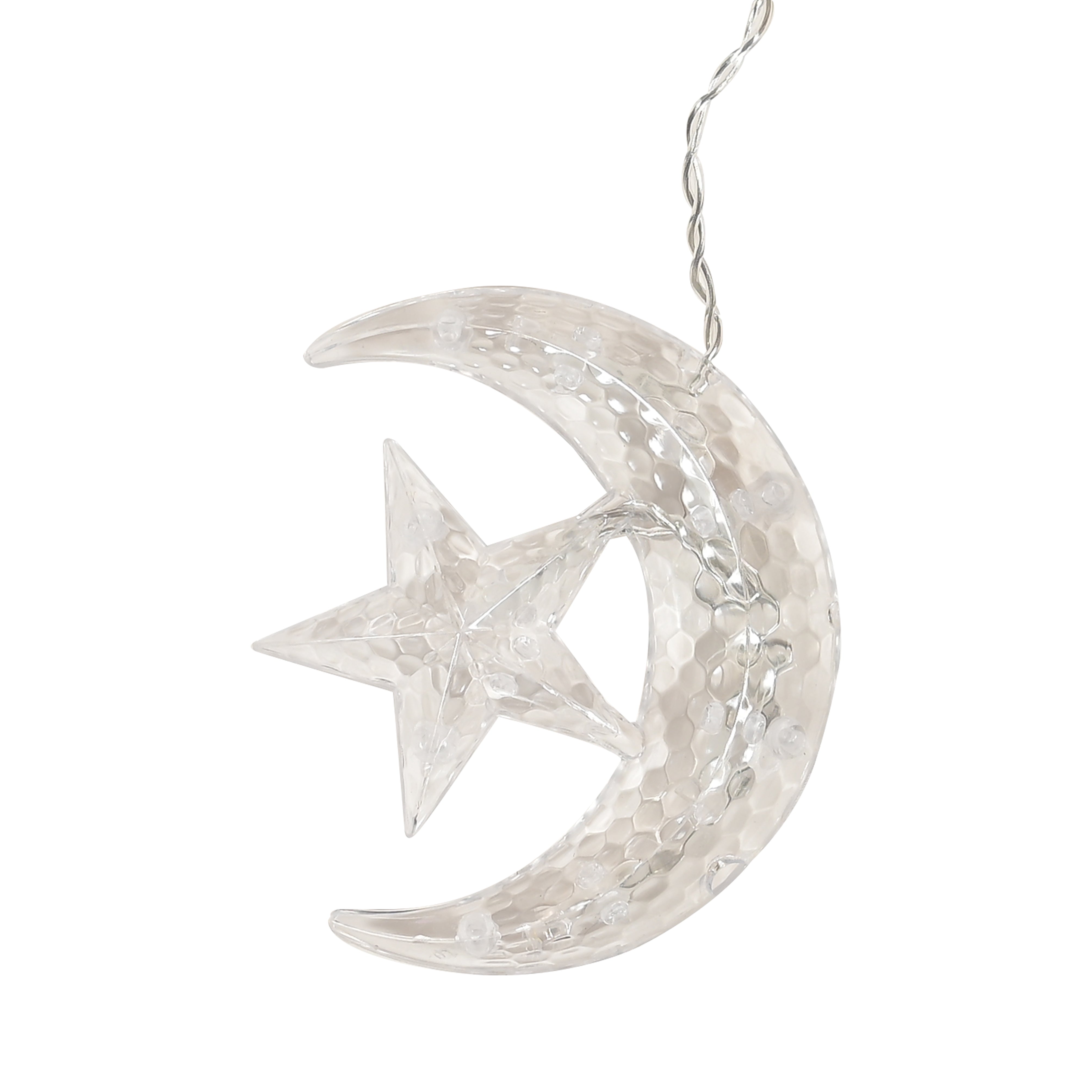 A Ramadan Kareem LED String Lights with Moon & Star.