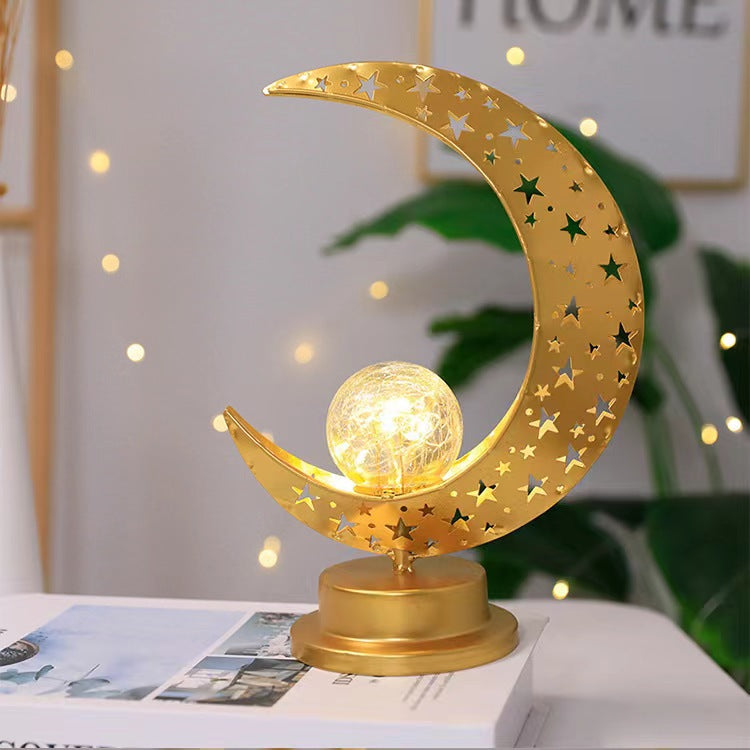 A Ramadan Moon LED Table Lamp