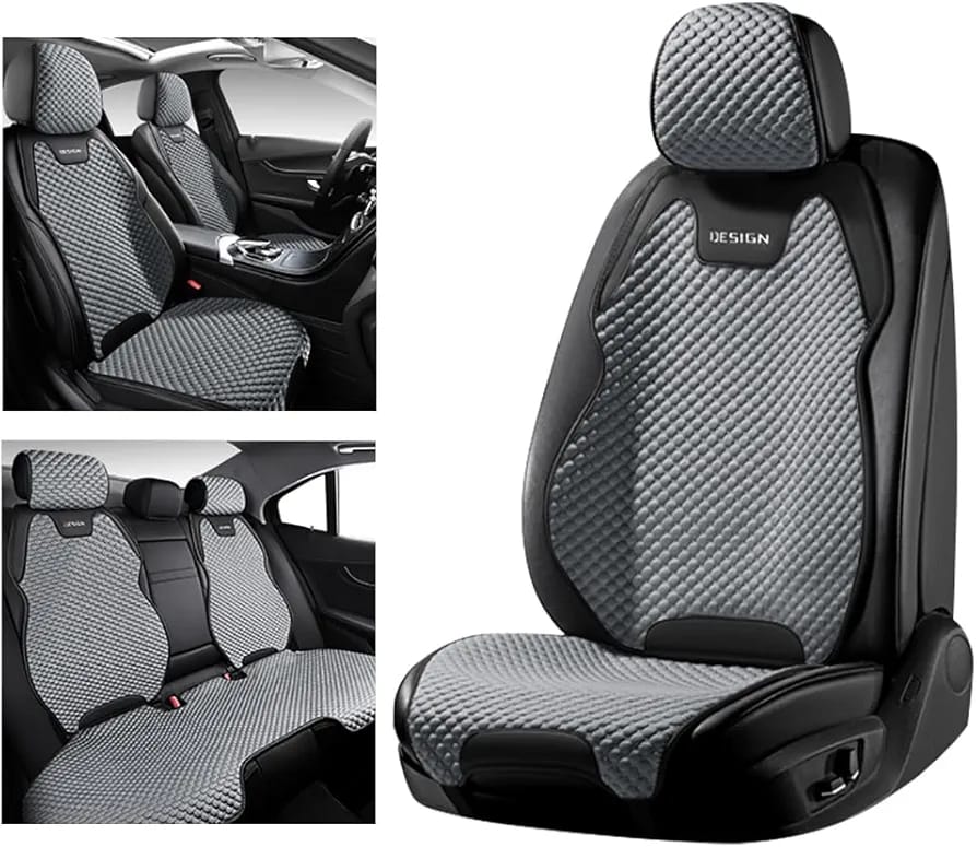 Front and Rear Seats Of Car is Protected with Car Seat Covers.