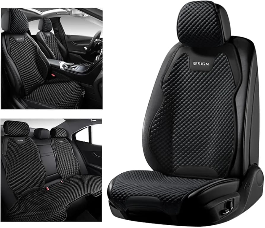 Front and Rear Seats Of Car is Protected with Car Seat Covers.