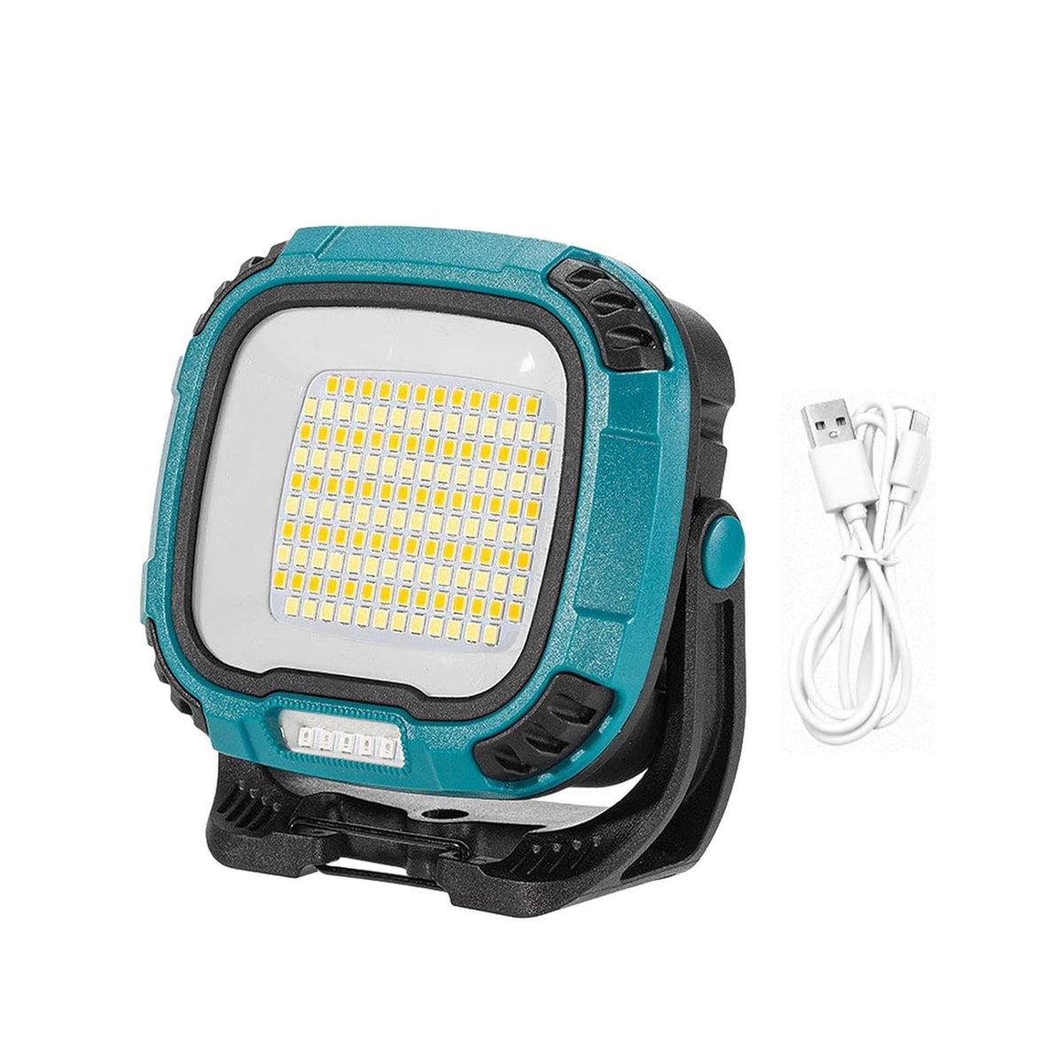 Rechargeable COB LED Work Light  and its charger.