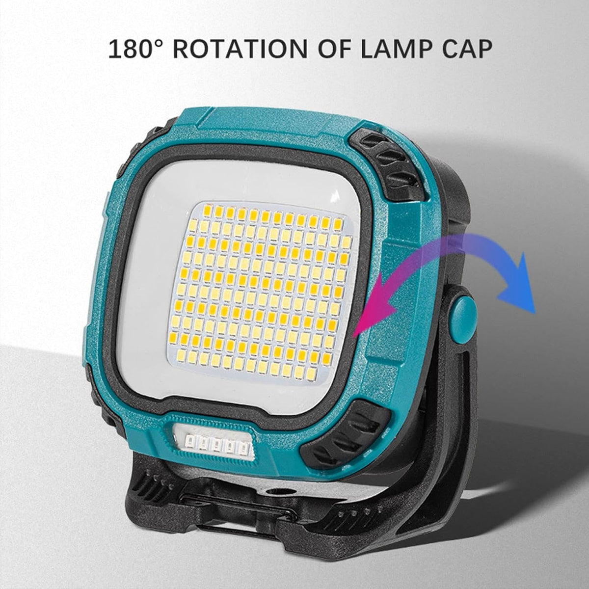 Rotation feature of Rechargeable COB LED Work Light .