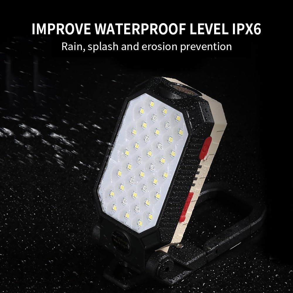 Waterproof Property Of Rechargeable Portable LED Flash Light.