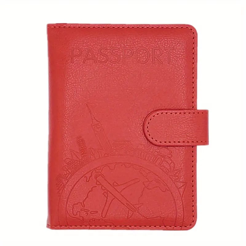 Red Passport Holder Wallet.