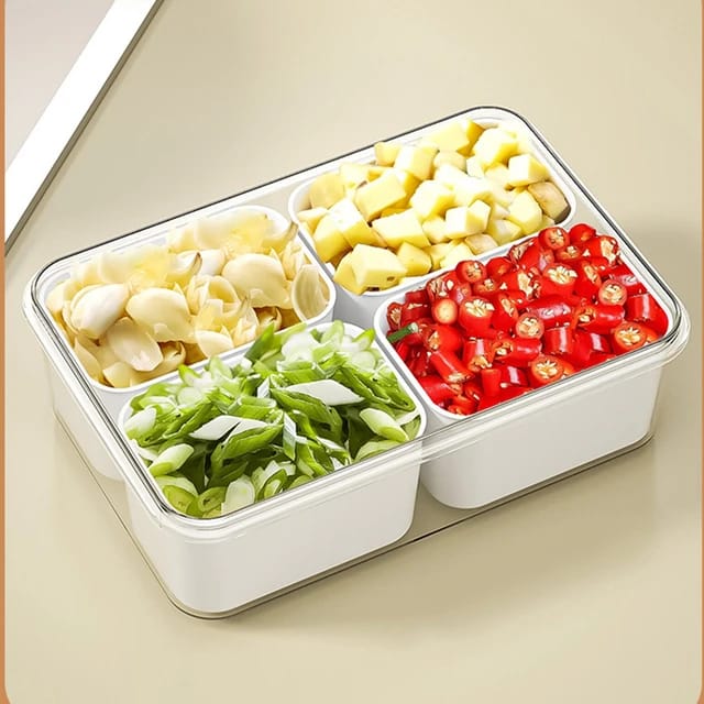 Food Items Are Stored In a Food Storing Container.