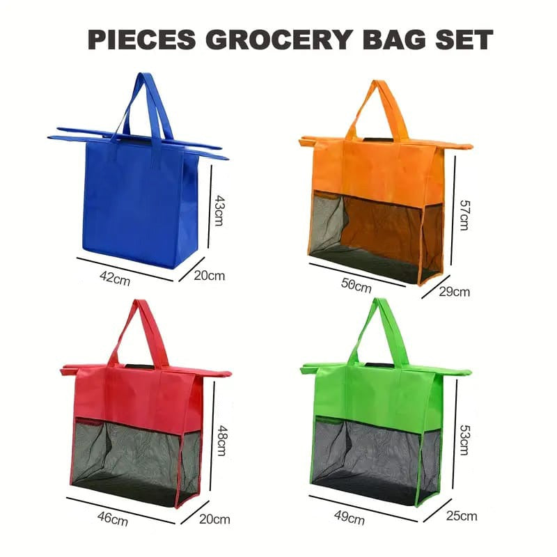 Size Of Reusable Shopping Grocery Bags.