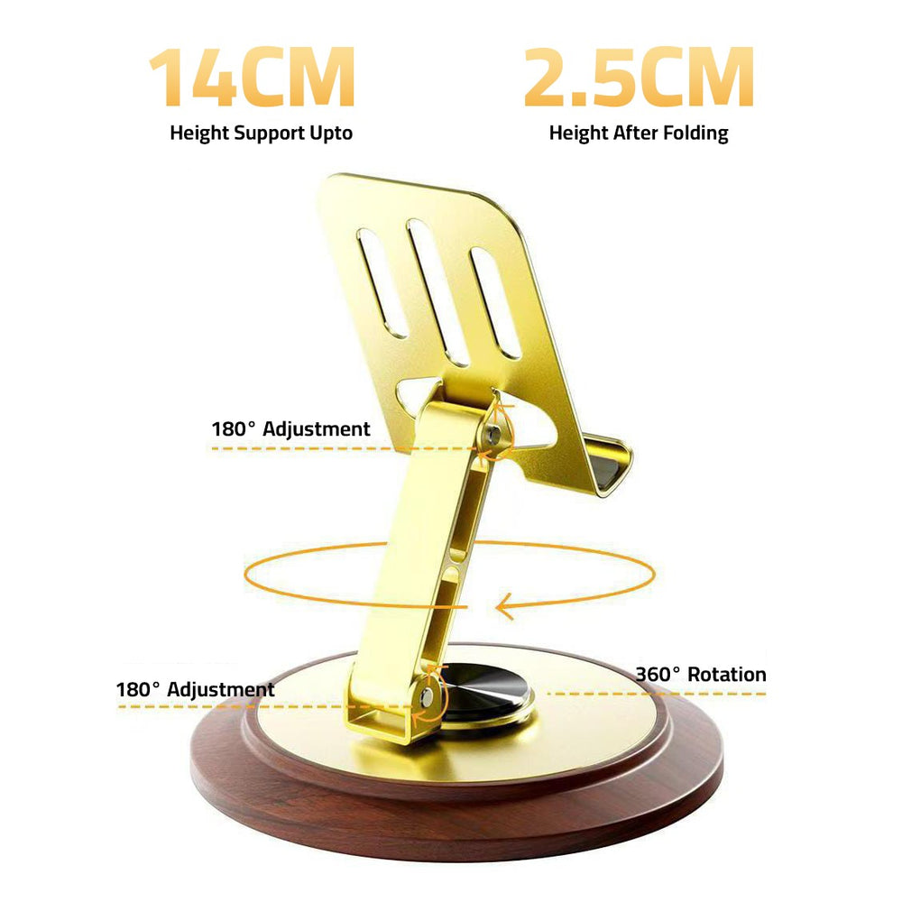 Rotatable Mobile Phone Holder, Phone Stand for Desk, Foldable Phone Mo
