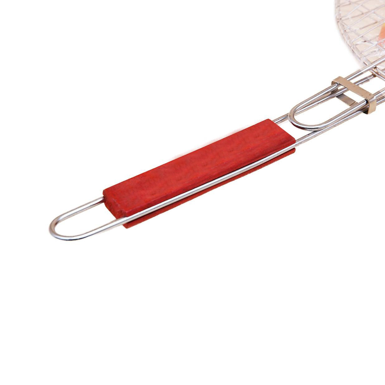 Handle Round BBQ Barbeque Grill Net.