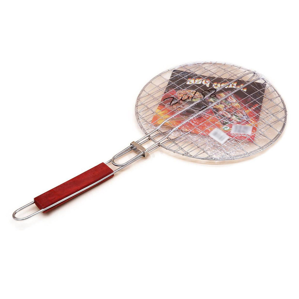 Round BBQ Barbeque Grill Net, Wire Mesh Grilling Rack for Fish, Meat & Vegetables Round BBQ Barbeque Grill Net, Wire Mesh Grilling Rack for Fish, Meat & Vegetables