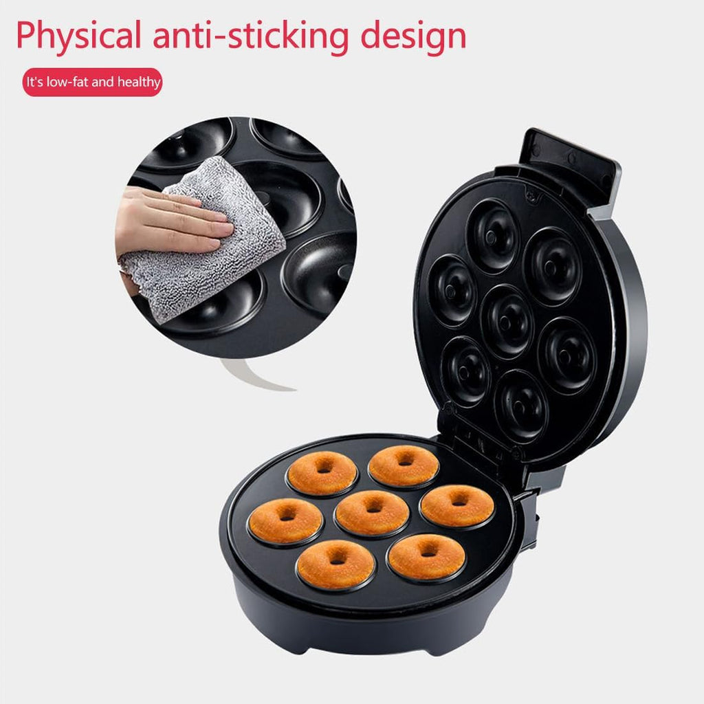 SOKANY Donut Maker 1000W, 7 Hole Non-Stick Donut Machine with Indicator Lights - SK-327 SOKANY Donut Maker 1000W, 7 Hole Non-Stick Donut Machine with Indicator Lights - SK-327