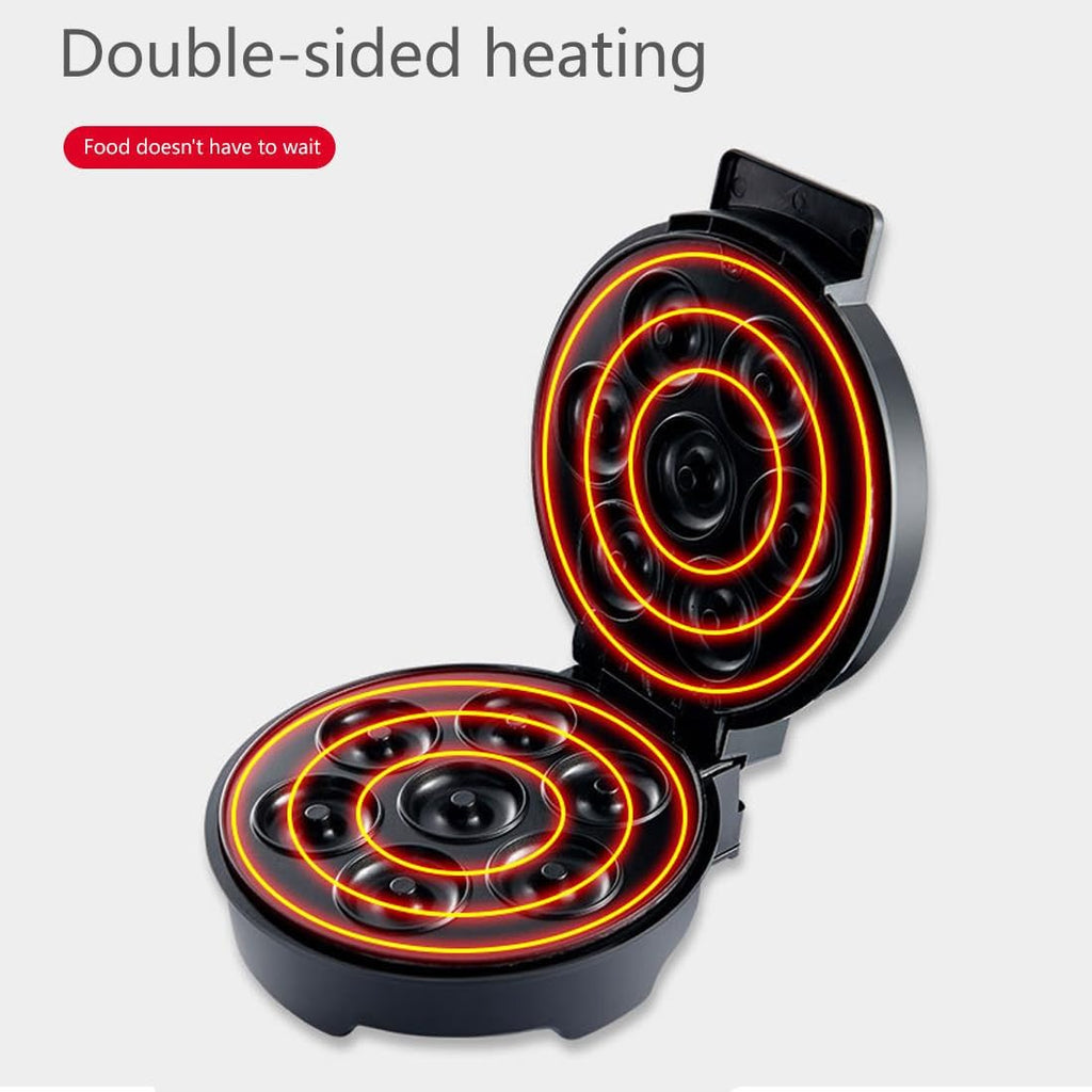 SOKANY Donut Maker 1000W, 7 Hole Non-Stick Donut Machine with Indicator Lights - SK-327 SOKANY Donut Maker 1000W, 7 Hole Non-Stick Donut Machine with Indicator Lights - SK-327