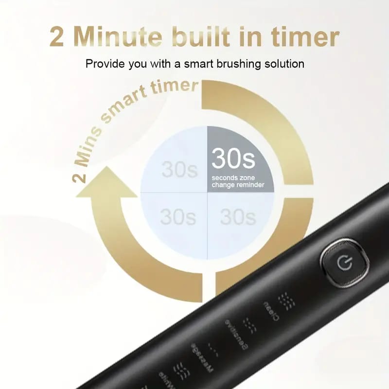 SONIC 5 Mode Electric Toothbrush With Wireless Charging and Travel Case SONIC 5 Mode Electric Toothbrush With Wireless Charging and Travel Case