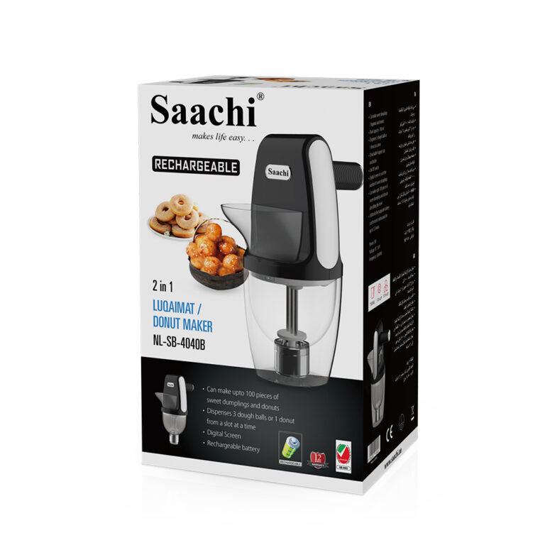 Saachi 2-in-1 Luqaimat / Donut Maker NL-SB-4040B-BK Saachi 2-in-1 Luqaimat / Donut Maker NL-SB-4040B-BK