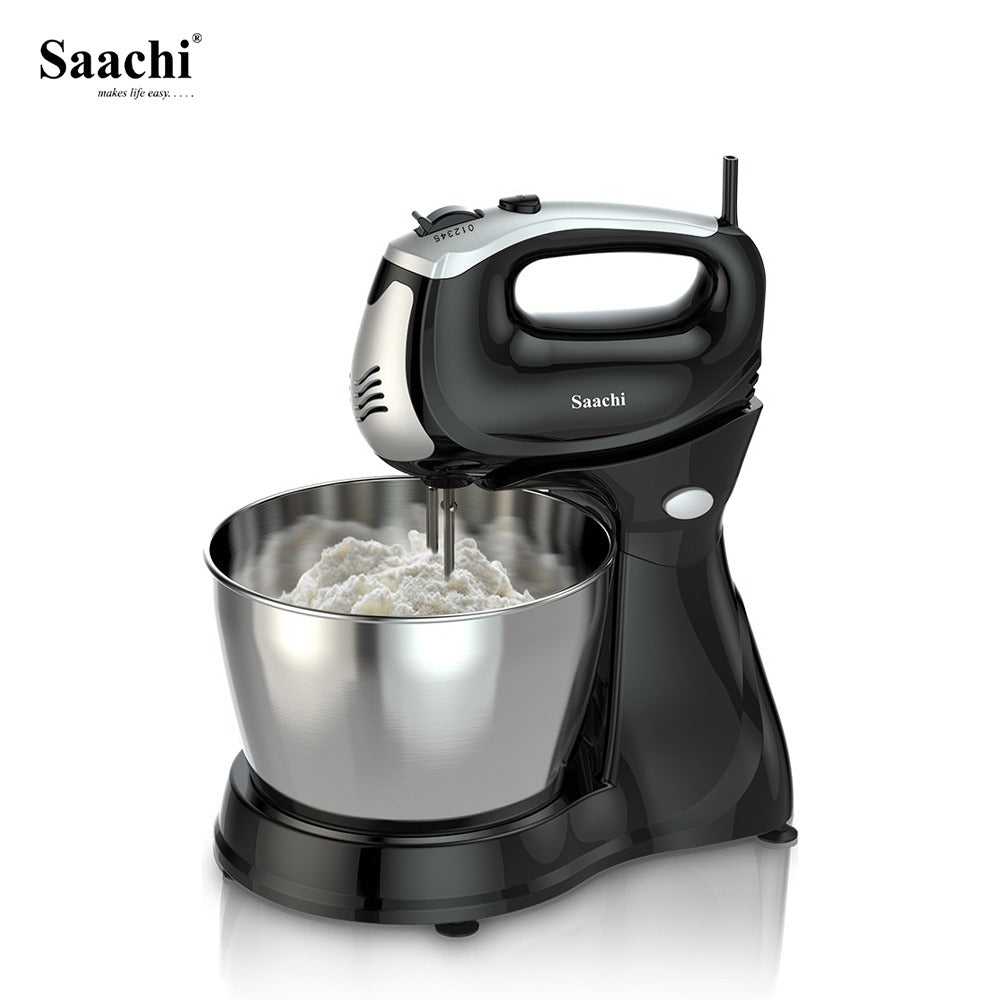 Saachi Hand Mixer with 3L Rotating Bowl.