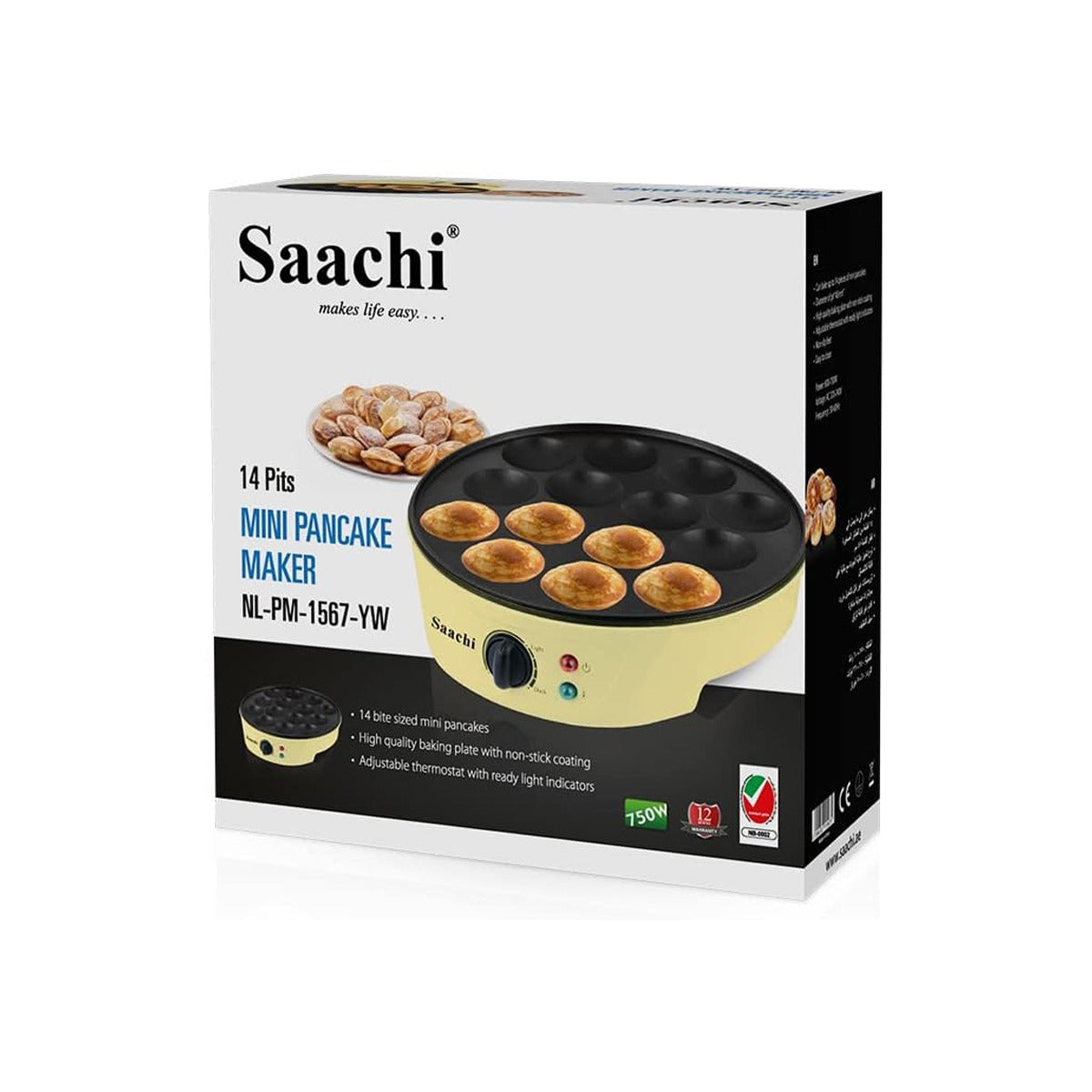 Box Of Saachi Mini Pancake Maker.