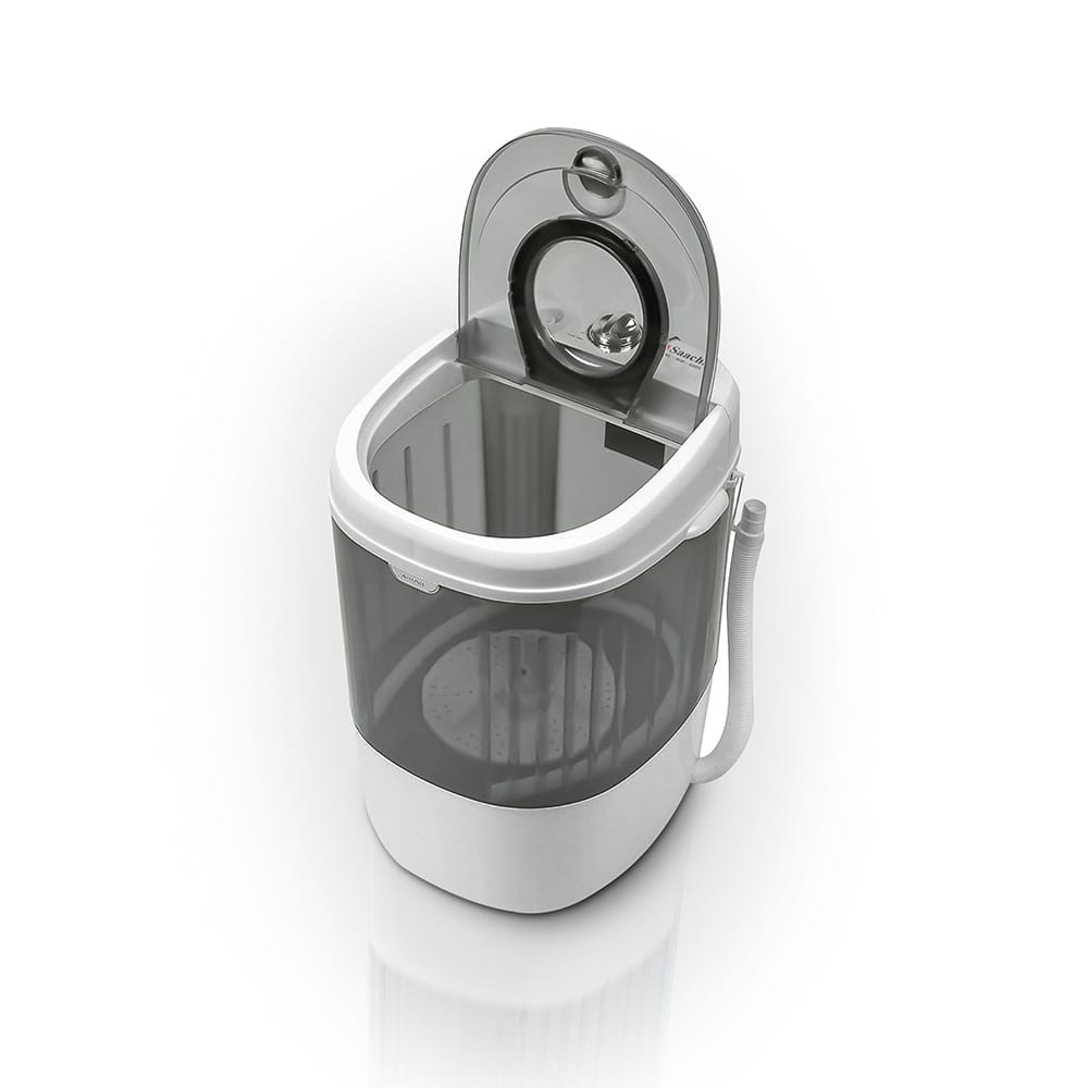 Saachi NL-WM-6805-GN Single-Tub Mini Washing Machine with Spinner.