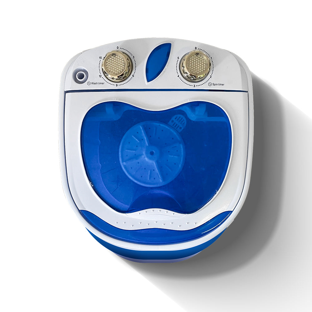 Saachi Single Tub Mini Washing Machine with Spinner & Shoe Brush.