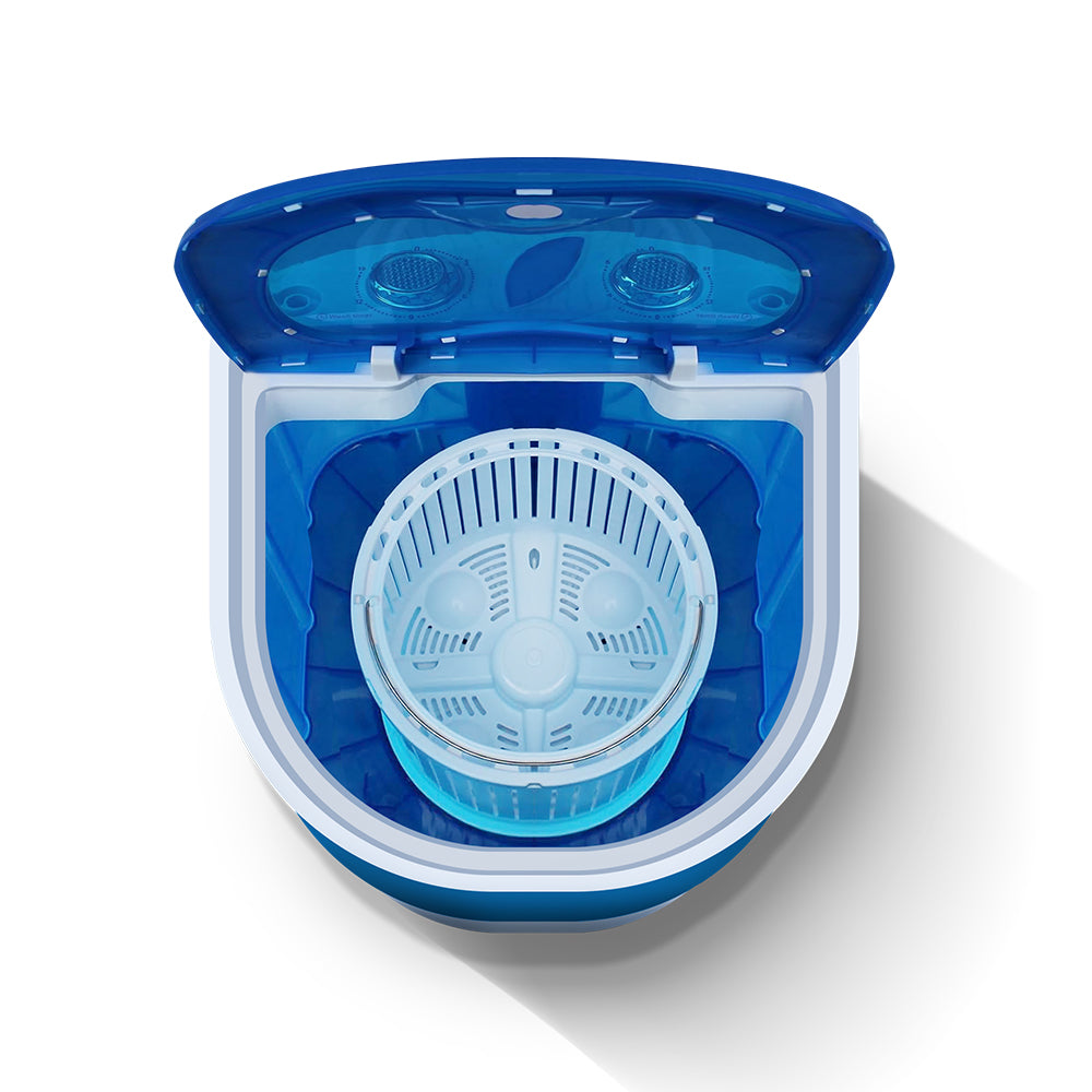 Saachi Single Tub Mini Washing Machine with Spinner & Shoe Brush.