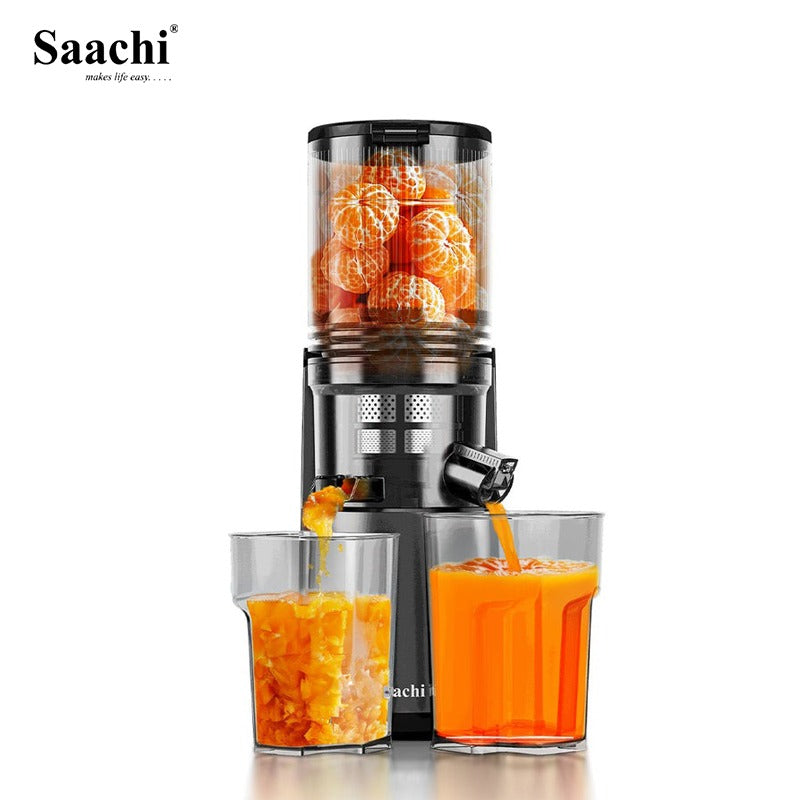 Saachi Slow Juicer, Cold Press Juicer with Oversized Feed Chute - NL-JU-4075 Saachi Slow Juicer, Cold Press Juicer with Oversized Feed Chute - NL-JU-4075