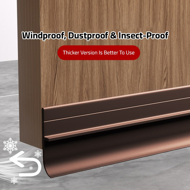 A Self-Adhesive Door Bottom Seal Strip is Attached on the Door.